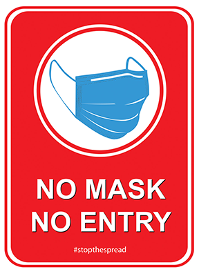 No mask No entry